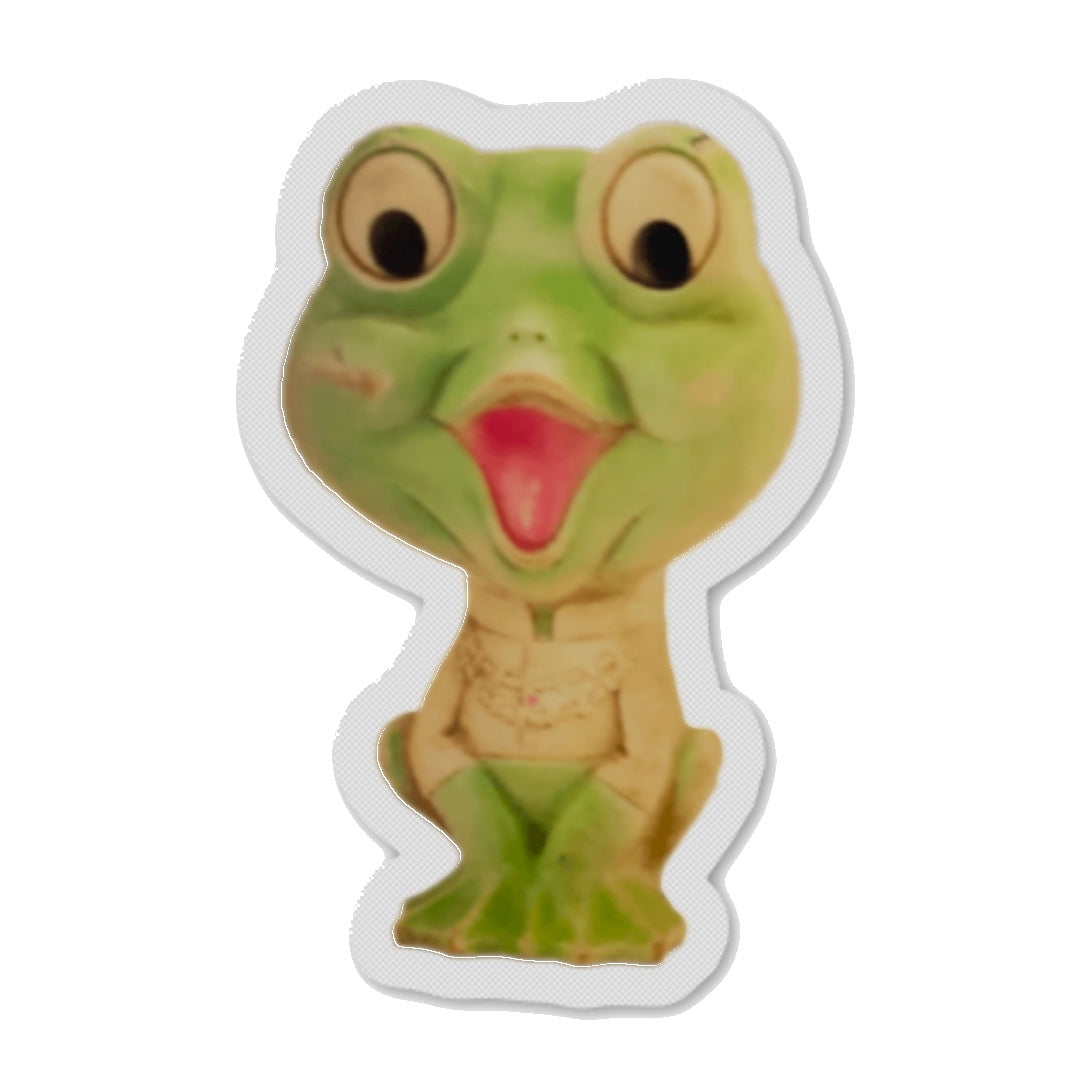 Squeaky Frog Sticker