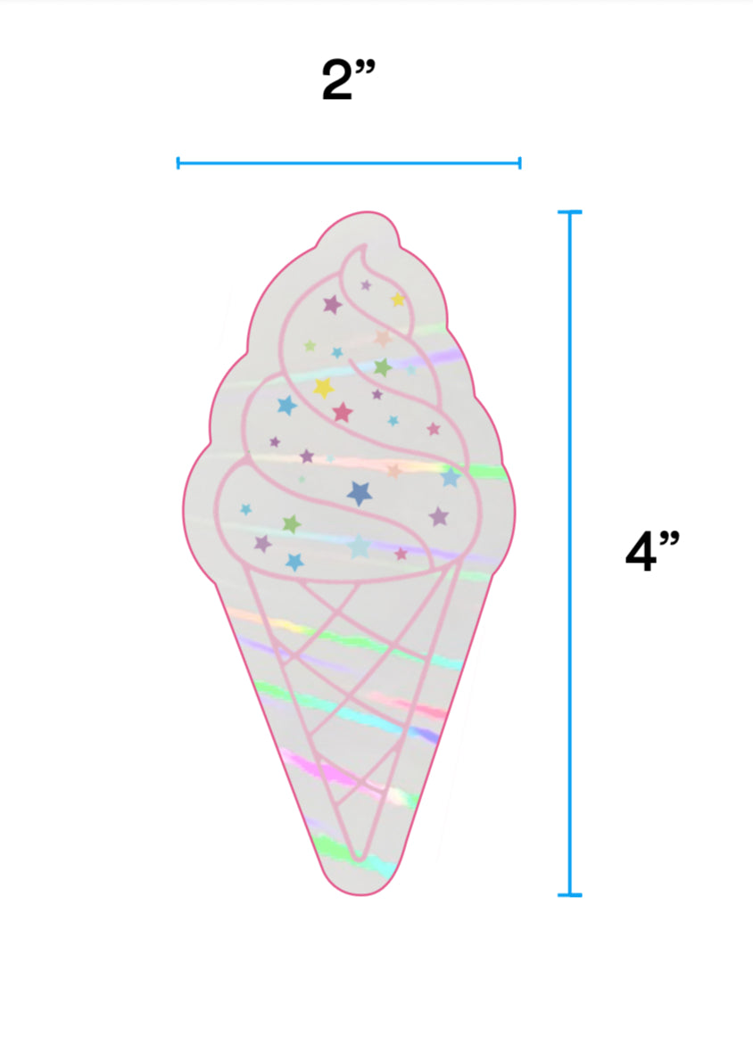 Ice Cream Rainbow Suncatcher